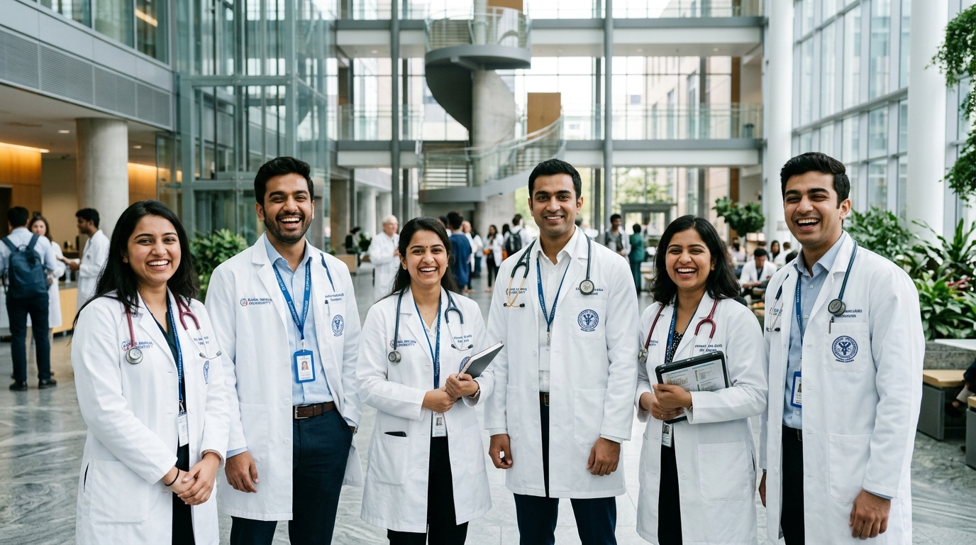 Indian Medical Students at Philippine University